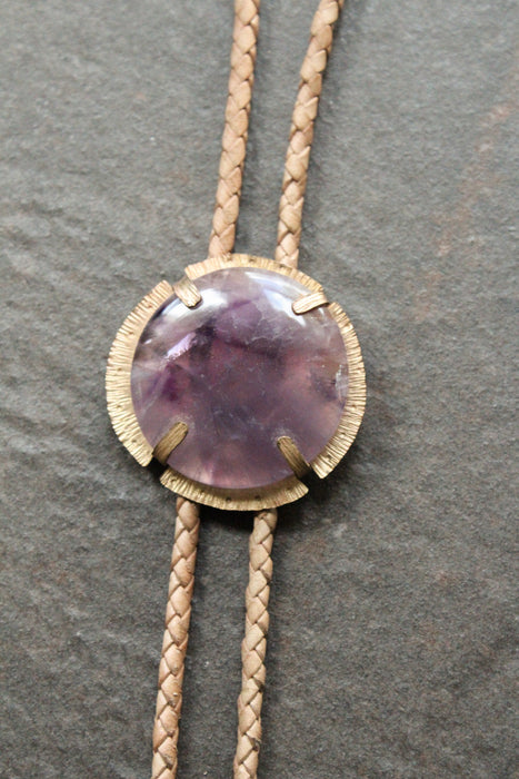 Amethyst Bolo Tie