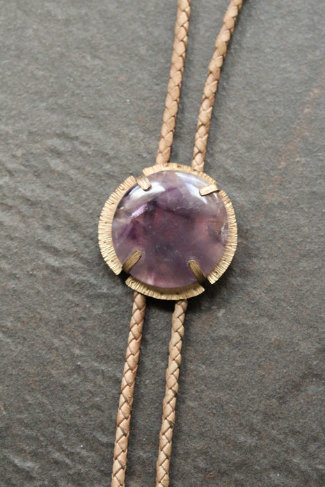 Amethyst Bolo Tie