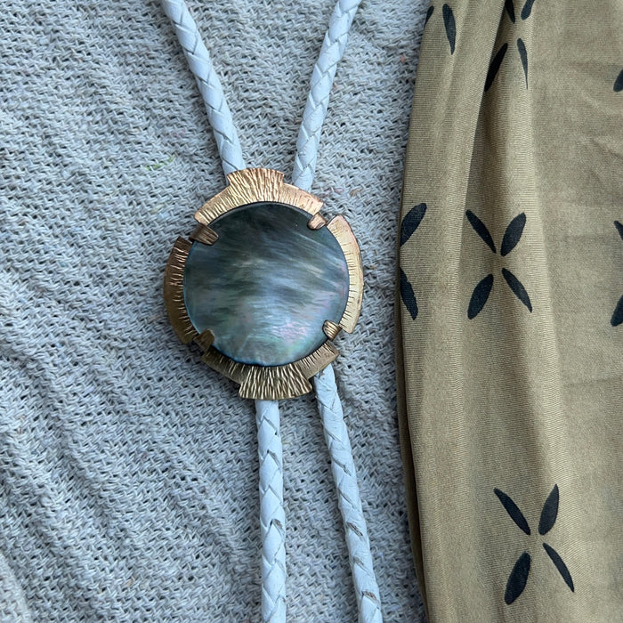 Mother of Pearl bolo tie