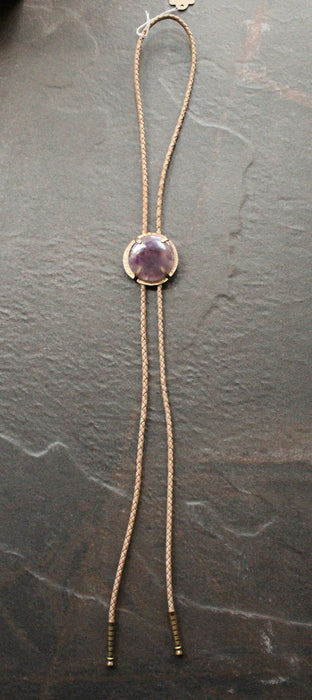 Amethyst Bolo Tie