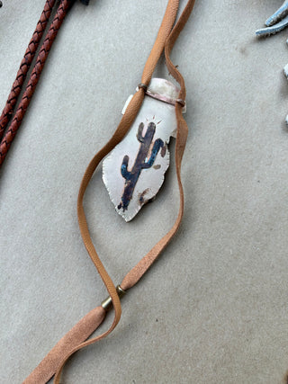 Indian Paint Jasper Bolo Tie