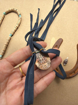 Picture Jasper Suede Bolo Tie