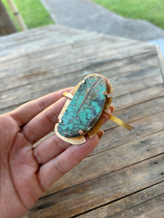 Large Turquoise Cuff