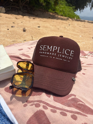 Semplice Trucker Hat - Espresso