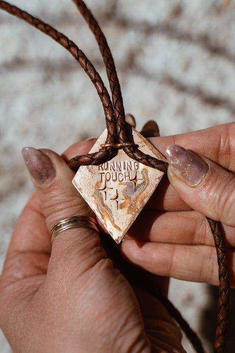 Indian Paint Jasper bolo tie