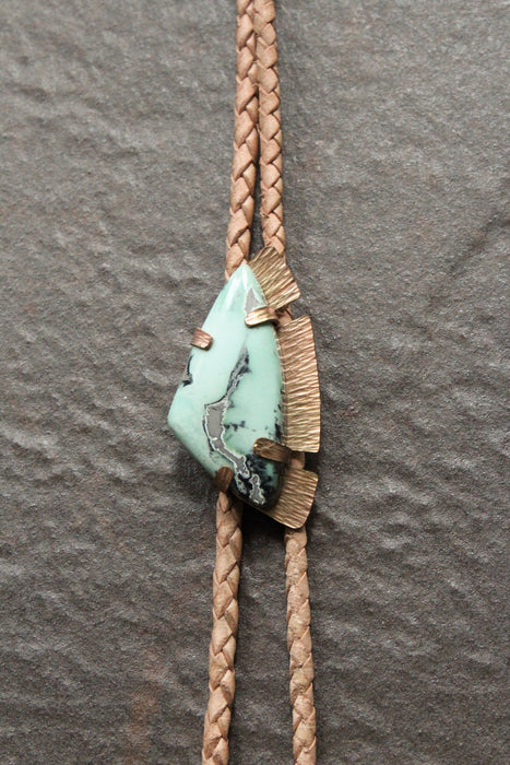 Lavender Turquoise Bolo Tie