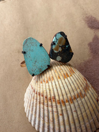 Double Turquoise cuff bracelet