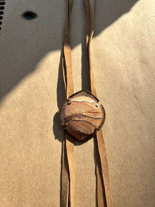 Sand Stone Bolo Tie