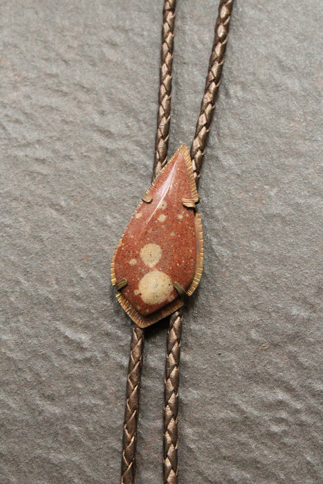 Red Jasper Bolo Tie