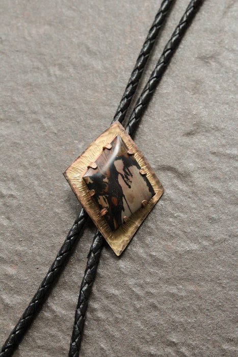 Indian Paint Jasper Bolo Tie