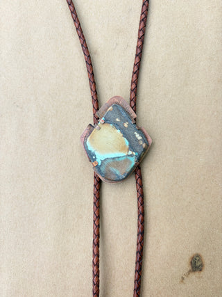 Statement Turquoise bolo tie - Ella Langley Butterfly Season