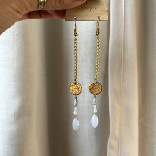 Fun Princess style drop earrings