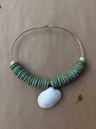 White Shell + Turquoise