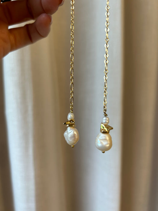 Hawaiian Pearl drop earrings