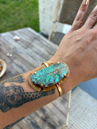 Large Turquoise Cuff