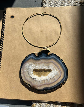 Statement Agate Choker Necklace