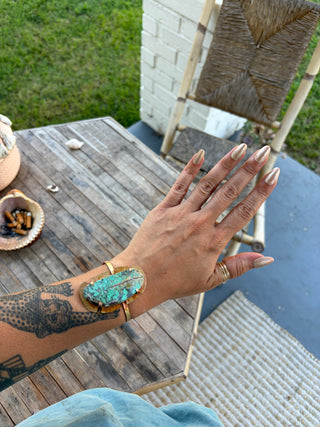 Large Turquoise Cuff