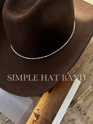 Pearl and Turquoise Hat Band
