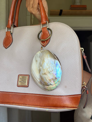 Mother of Pearl Bag Charm - Large