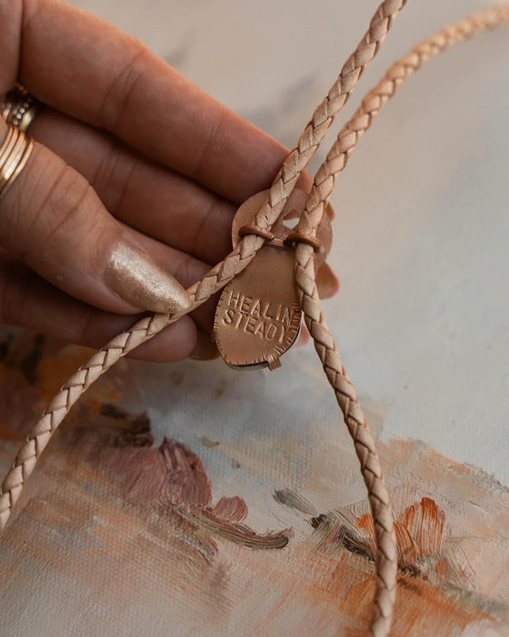 Green Turquoise Mother Mary bolo tie