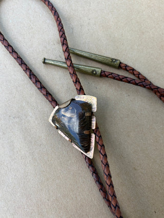 Brown Jasper Bolo Tie