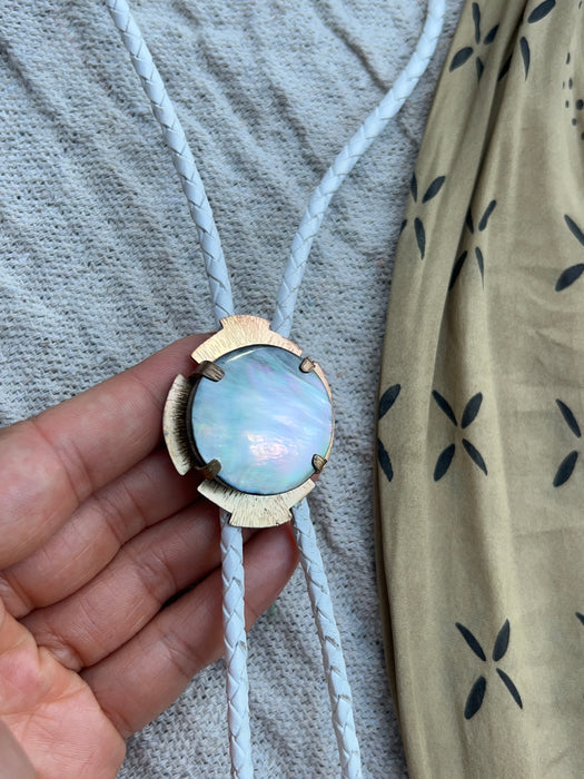 Mother of Pearl bolo tie