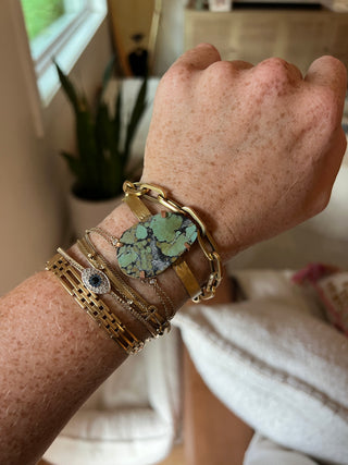 Statement Turquoise Cuff Deposit