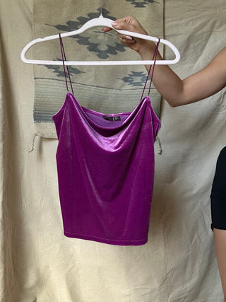 Vintage velvet top