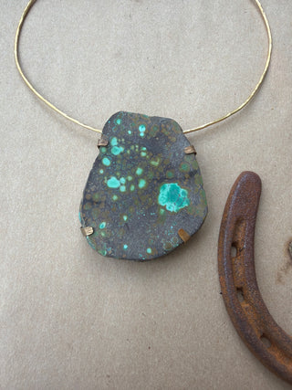 Statement Turquoise Pendant