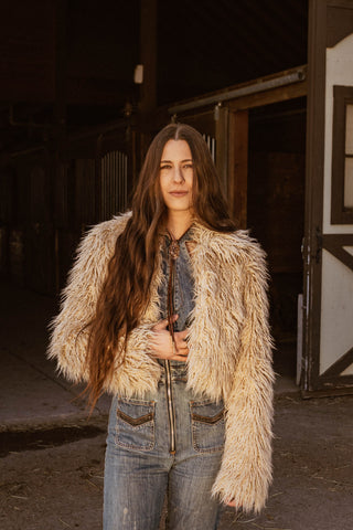 Brown Agate bolo tie