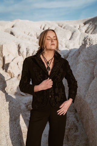 Desert Scene - Landscape bolo tie