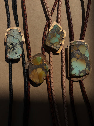 Large Turquoise Bolo Tie