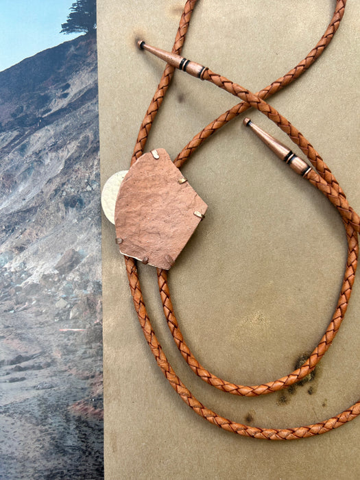 Terracotta bolo tie