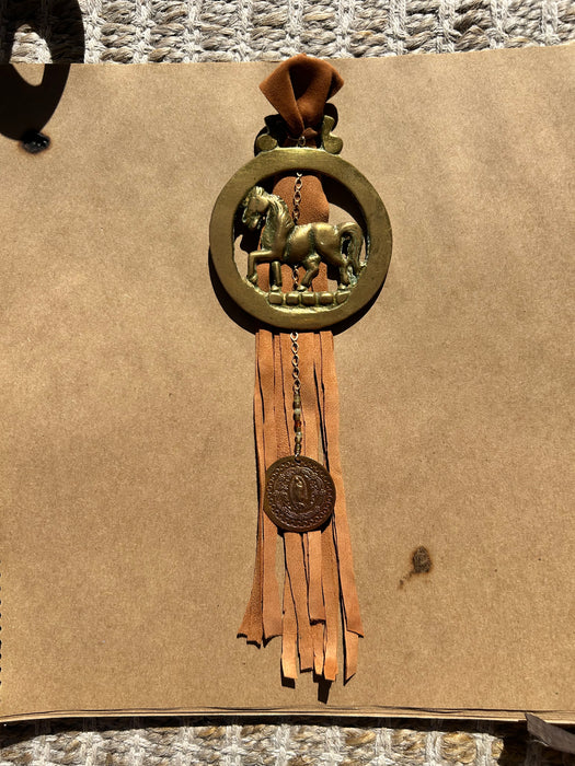Horse bridle medallion accessory