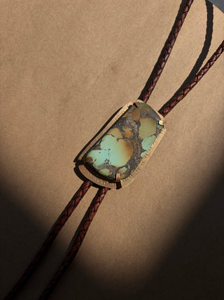 Large Turquoise Bolo Tie