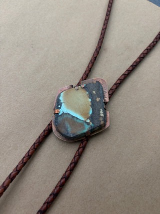 Statement Turquoise bolo tie - Ella Langley Butterfly Season