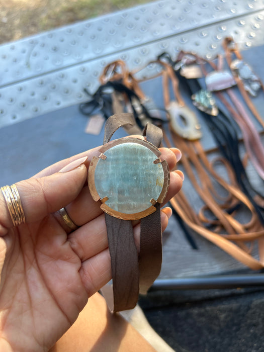 Jess' calcite bolo ♡