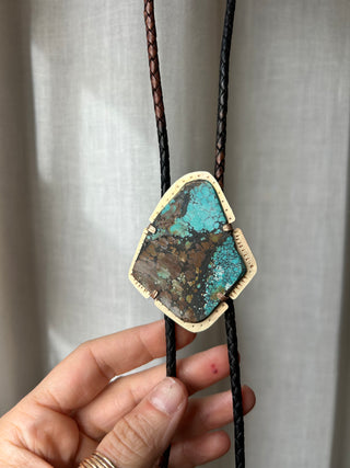 Turquoise Lazy Lightning - Bob Weir inspired tie