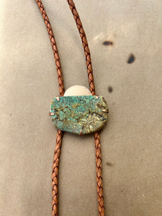 Raw Turquoise - Kiss the Sky bolo tie