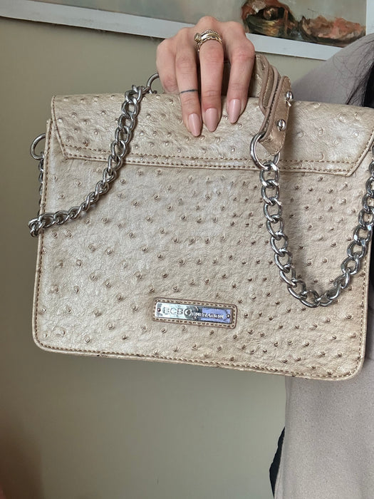 BCBG Ostrich purse