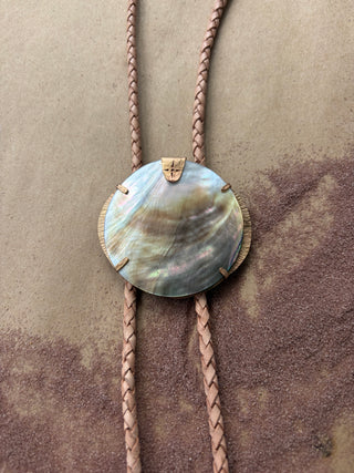 Mother of Pearl bolo tie