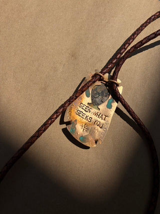 Large Turquoise Bolo Tie