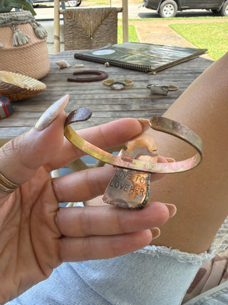 Turquoise cuff bracelet