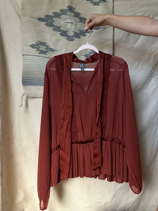 Worthington sheer vintage shirt