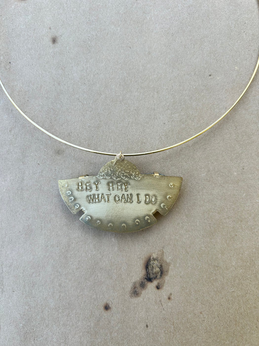 Turquoise choker necklace