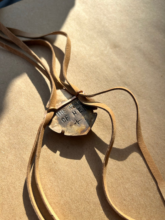Sand Stone bolo tie