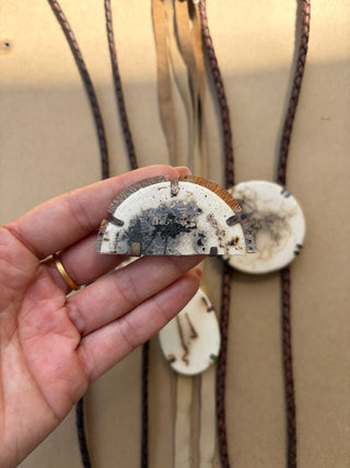 Horse Hair Pottery Choker Pendant