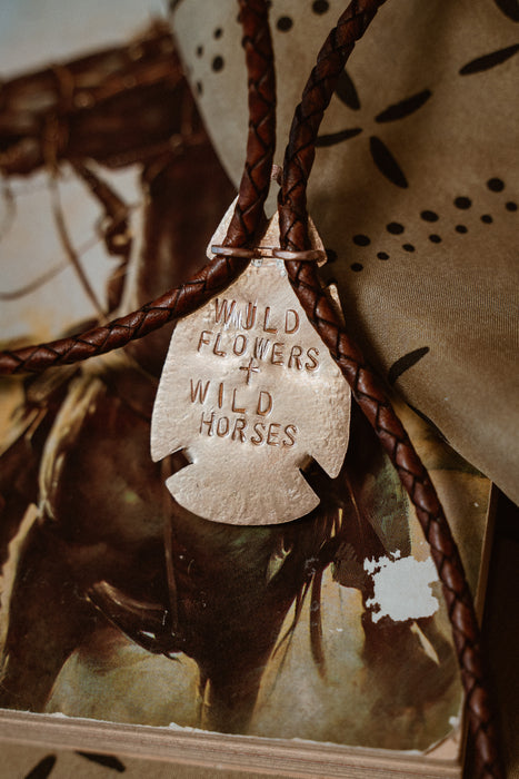 “Wildflowers + Wild horses” Lainey Wilson bolo tie