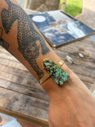 Turquoise cuff bracelet