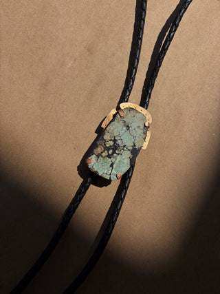 Light Blue Turquoise Bolo Tie